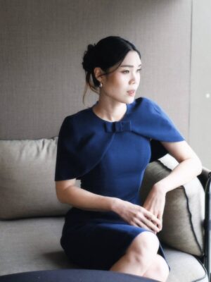 Tachakorn Boonlupyanun Instagram - Makeup : @jakkra.upmake_9 
Hairdo : @champeyncake_246 
Dress : @weeya_boutique