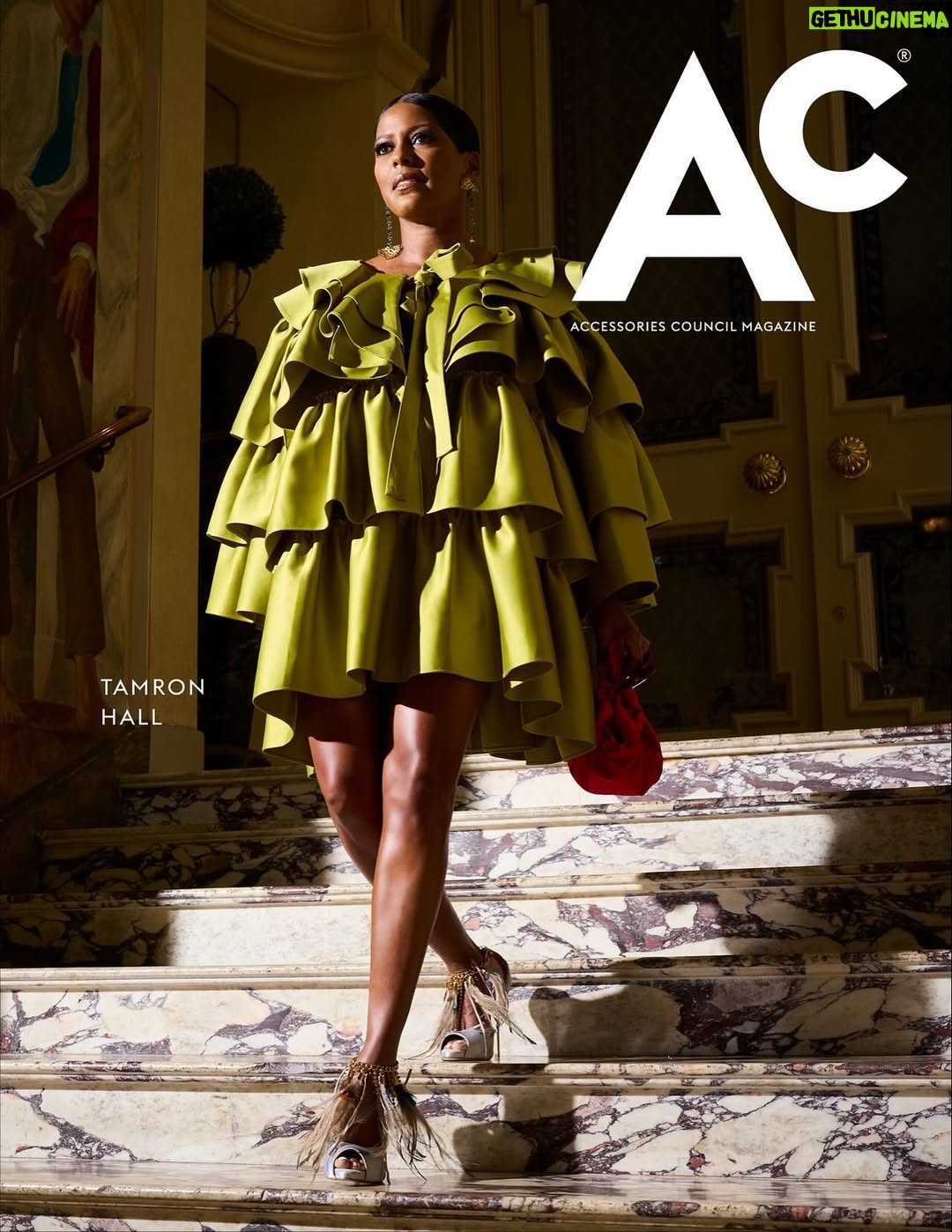 Tamron Hall - 15.3K Likes - An honor to grace the birthday cover with @accessoriescouncil — timeless style, bold accessories, and a dream team who brought this vision to life. Here’s to celebrating beauty, craft, and the art of accessorizing. #AccessoriesCouncil #AccessoryTrends”
✨ Dream Team Credits ✨
	•	📸 Photographer: Andrew Egan
	•	👗 Styling: Memsor Kamarake (@memsor)
	•	💇🏾‍♀️ Hair: Johnny Wright (@johnnywright220)
	•	💄 Makeup: Billie Gene (@billieegene)  Full list of what I wore go to @accessoriescouncil @accessoriesmag
