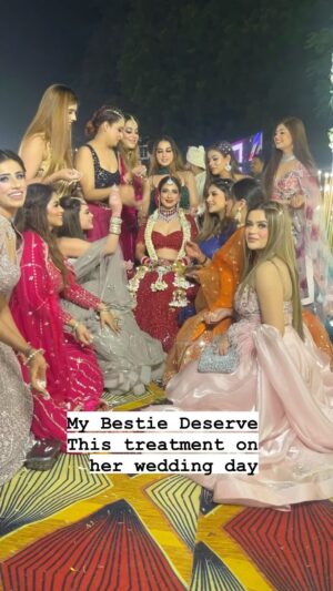 Tanika chawla Instagram - My Bestie Deserve This treatment on her wedding day ♥️♥️ 💒 👰