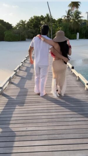 Tanika chawla Instagram - Happy 1st anniversary to us ❤️
1 complete year of nothing just pure love baby
Thank you for filling my life with love laughter and joy and endless memories of laugh and pure love and smiles..
marrying you was the best decision of my life and I fall in love with you more every day.
I feel so proud of be your wife thank you for choosing me thank you for taking care of me thank you for showing what true love actually feels like.
I love you today tomm and rest of my life ❤️