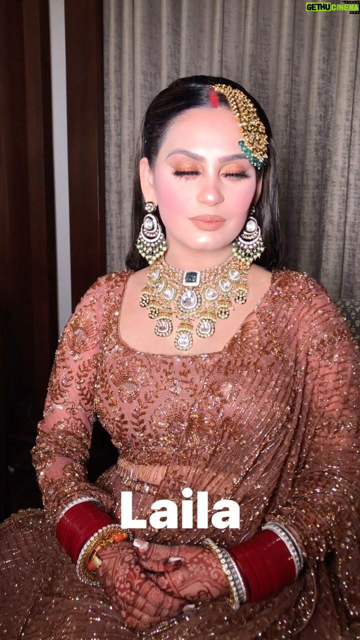 Tanika chawla - 1.7K Likes - Oh Meri Laila ❤️✨

Mua @glitzz_bygarima 
In frame @tanikachawla_official_ 
Hair @hairby_pankhudii 
Outfit @charuaroraofficial 
Jewellery @aadamyastore 

(Makeup artist, makeup, glam makeup, bridal makeup, wedding makeup)