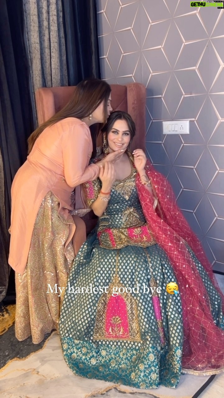 Tanika chawla - 2.2K Likes - Why always we ( daughters) have to leave 😪
Most hardest part of our life is to leave our parents and family and go.. leaving my best friend my partner in crime my gossip partner how would I do without you maa ♥️