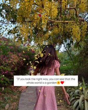 Tanya Singh Instagram - Every flower blooms in its own time🌼❤️✨