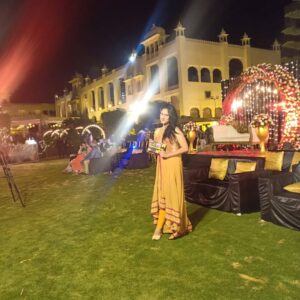 Teena Rathore Instagram - Hosted Ring ceremony and Sangeet last night, For Shruti Saxena and Aaron Oliver.
Congratulations to both 🎉🎉🎉
Venue @clubmahindra
Udaipur
Event managed by @weddingsbykpevents
@itspiyushmeghwal
.
.
.
#hosting #emcee #anchorshow #anchoring #loveyourself #beyourself #udaipurdiaries #lakecity #udaipurdairies