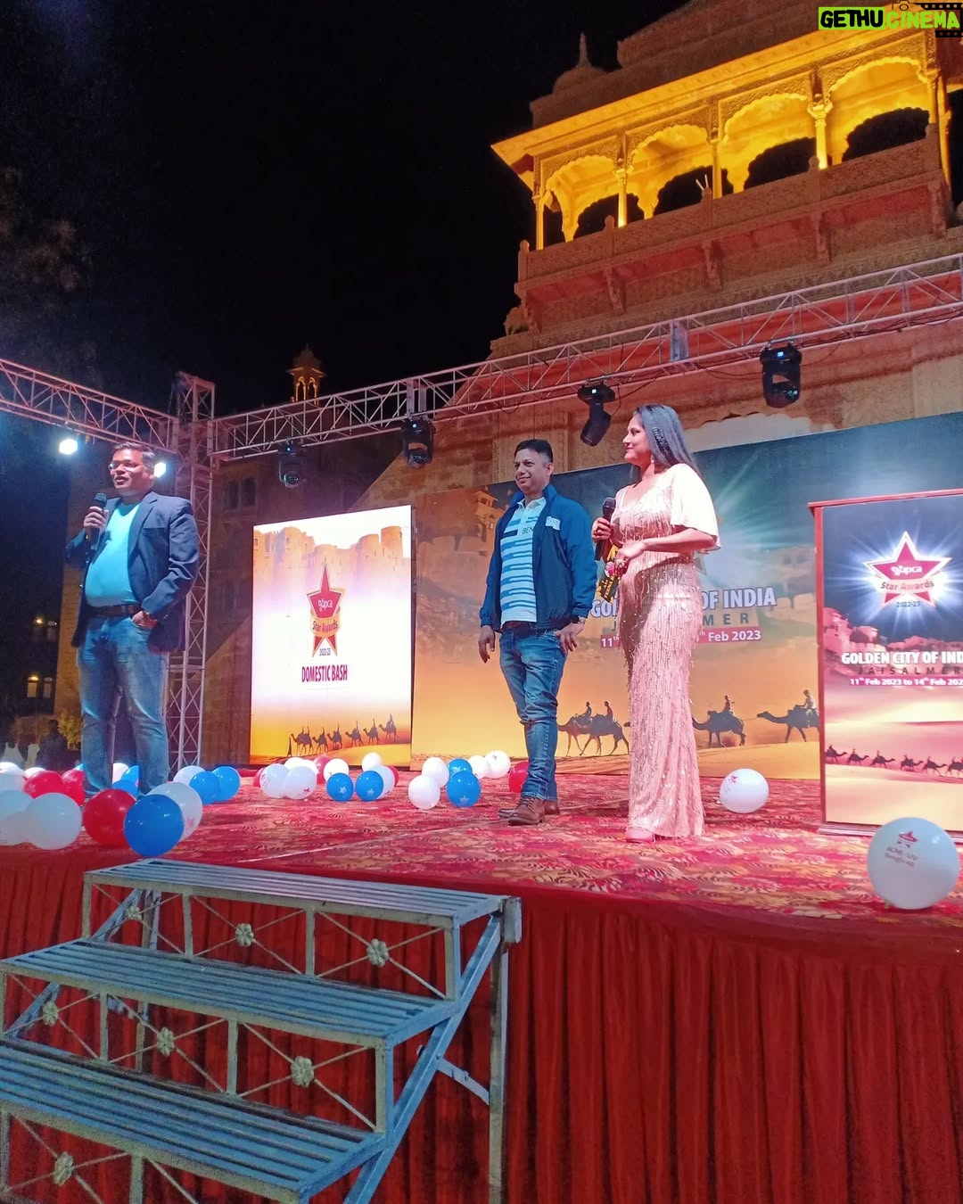 Teena Rathore - 699 Likes - Hosted IPCA Star Awards Nights @hotelheritageinnjaisalmer

#anchorshow #anchorlife #weddingseason #emceejodhpur #jodhpuranchor #jaisalmerdiaries #weddingseason #anchoring #instagood #instamood
