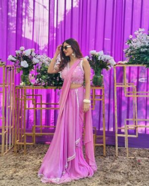Teeya Chawla Instagram - 🦄💜
outfit @mauvestory