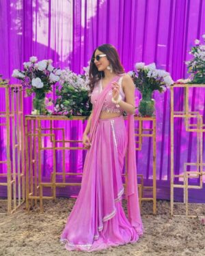 Teeya Chawla Instagram - 🦄💜
outfit @mauvestory