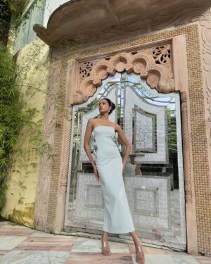 Tejaswini Shrivastava Instagram - I just love being a woman ✨.

Day 3 at @missuniverseindiaorg 
Shot by @vjsurajphotography 

#myglamm #GlammGuide #GlammTrends
#glamandsupermodelindia #Glamanand #gsi
 #missuniverse #missuniverseindia