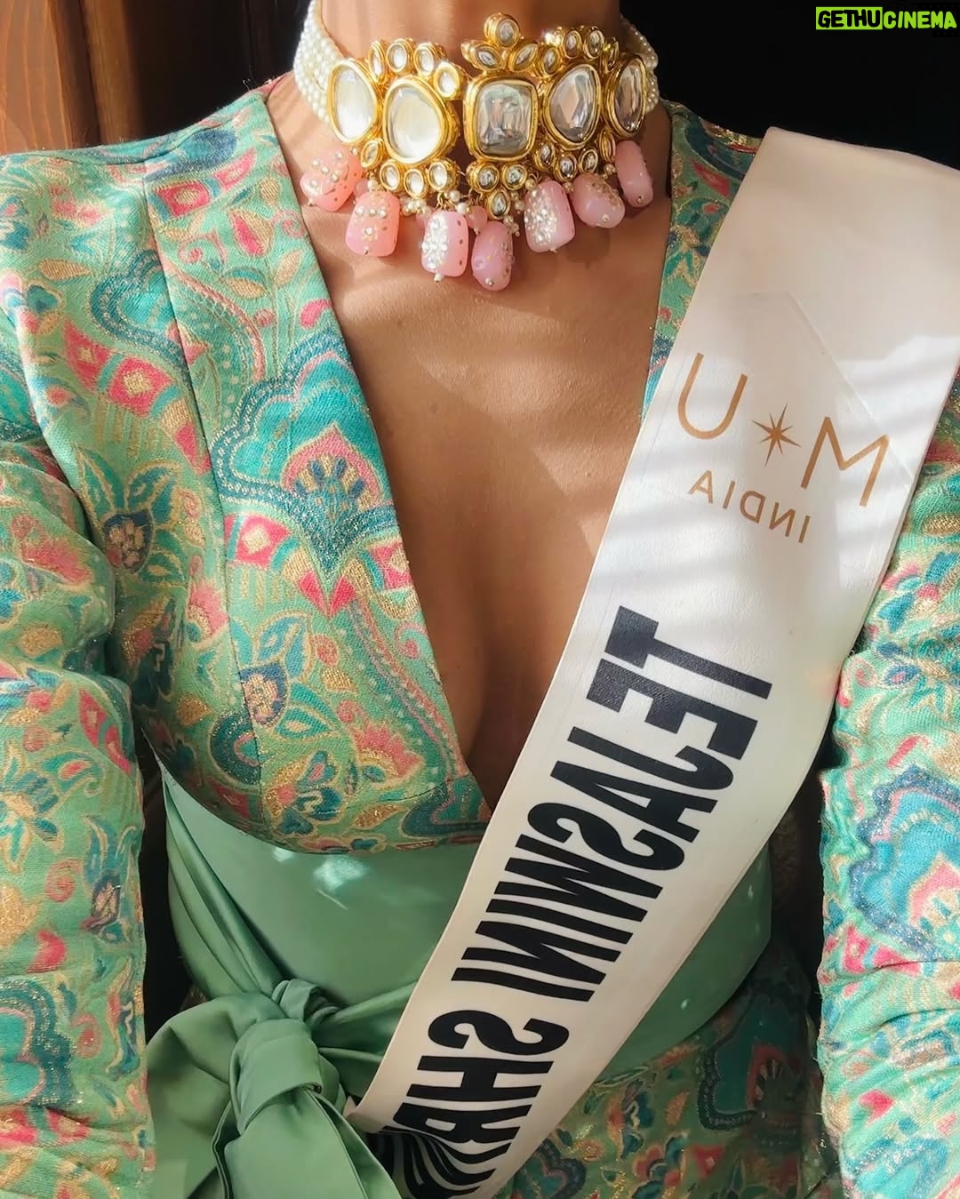 Tejaswini Shrivastava - 5.2K Likes - Embracing cultural vibes in this stunning ethnic jumpsuit ✨
Feeling bold, beautiful, and connected to traditions. 

Wearing : @isshrabyishwari 
neck Choker by : @ranisabangles 

@missuniverseindiaorg @glamanandsupermodelindia @beautyhigh.in . #missuniverseindia2024
