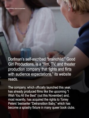 Tommy Dorfman Instagram - Last month, @tommy.dorfman journeyed around the streets of lower Manhattan with Impact to chat about her upcoming projects, her career path after “13 Reasons Why,” and her thoughts on the current state of queer cinema.

Dorfman’s very own production company, @goodgirlprod, is one major way that she’s taking the future of queer cinema into her own hands. The company just recently acquired the rights to Torrey Peters’ bestselling “Detransition Baby,” which has become a staple for many queer book clubs.

“I’m interested in telling stories we haven’t seen before, or ones we think we’ve seen, but with people who’ve never been given the screen time,” Dorfman told Impact.

LGBTQ  inclusion in mainstream movies has reached a three-year low, according to a recent GLAAD study, but Dorfman’s @goodgirlprod plans on providing more queer and trans creatives with funding and opportunities to tell their own authentic stories.

Despite an increasingly dismal media landscape, Dorfman continues to lead with a hopeful mindset: “I have to have a more optimistic outlook and believe that there will be an artistic resistance.”

Swipe to read more. ★

Words by @ashleybarriientos
Design by @crstnpark
Photo stills by @bybrittanytaylor