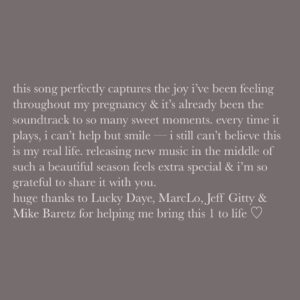 Tori Kelly Instagram - Make A Baby (feat. @iamluckydaye) out 8/22 ♡