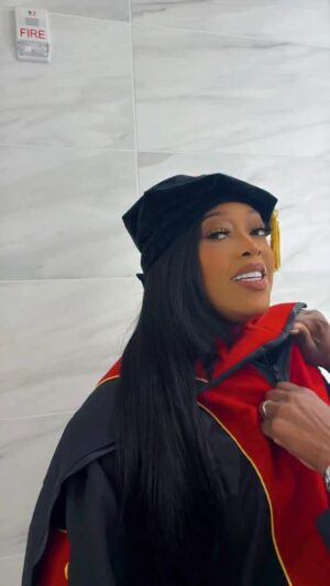 Trina Instagram - Thank You 🙏🏽🥹🧡💜 Dr. Katrina 🫶🏽👩🎓