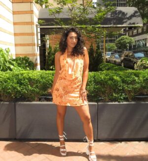 Tushita Shrivastav Instagram - no such thing as lowkey during leo szn ♌️ 🦁
orange dress: @peppermayo
black dress: @asos
red dress: @babyboofashion