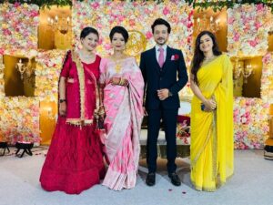 Twinkle Mishra Instagram - Happy married life Akash & Mishra
#receptionparty