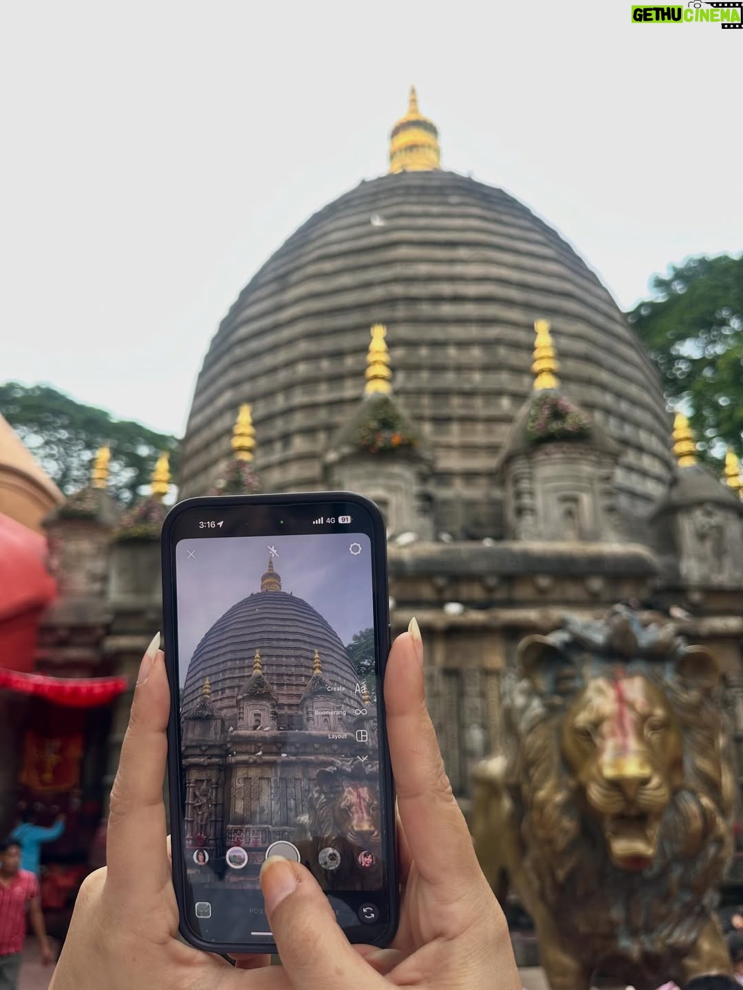 Udita Goswami - 11.7K Likes - Quick 48 hours in the beautiful Shillong and Maa Kamakhya Darshan. ❤️🌸