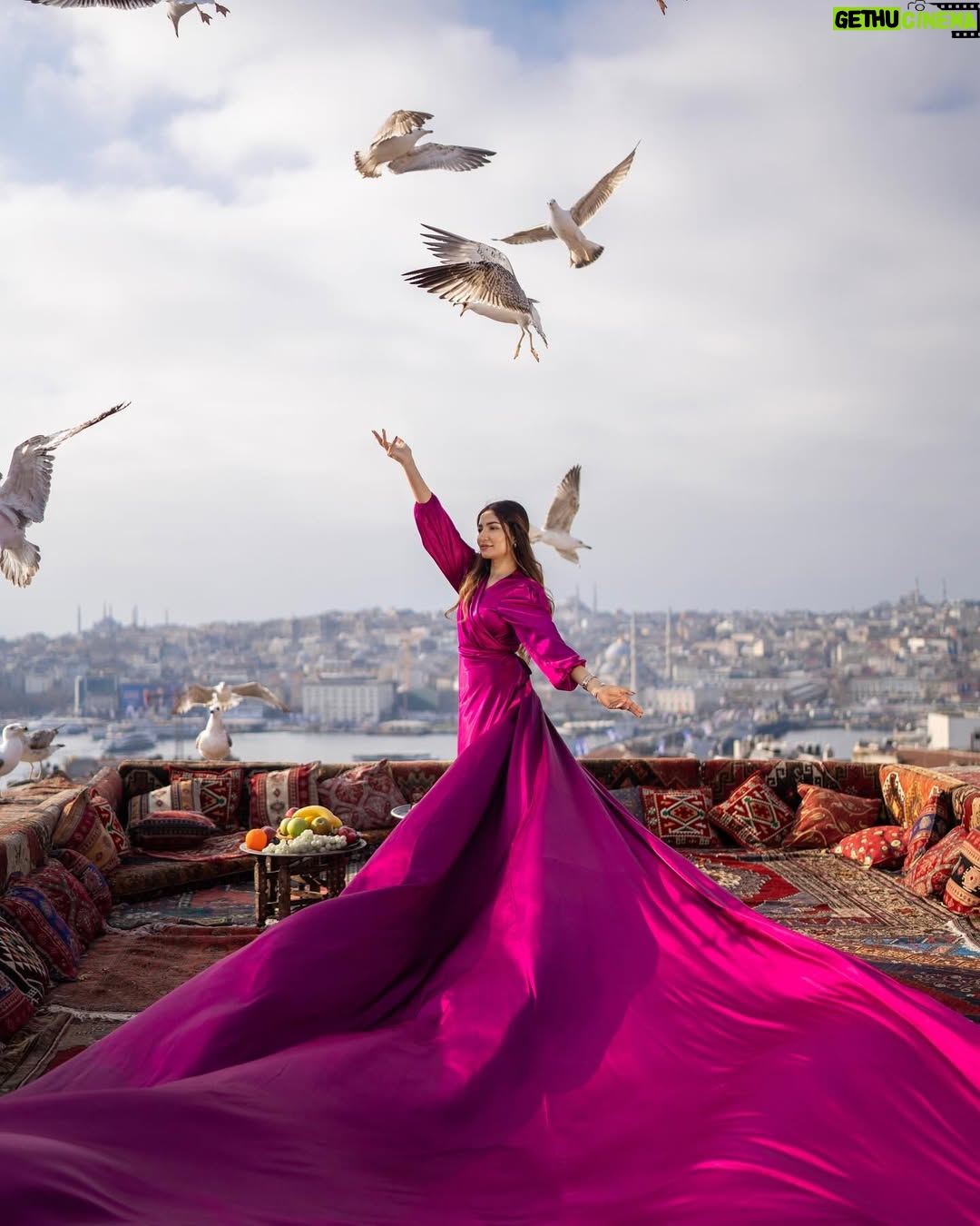 Unaisa Subair - 8K Likes - A moment of pure bliss overlooking Istanbul’s majestic Bosphorus 💖🌉