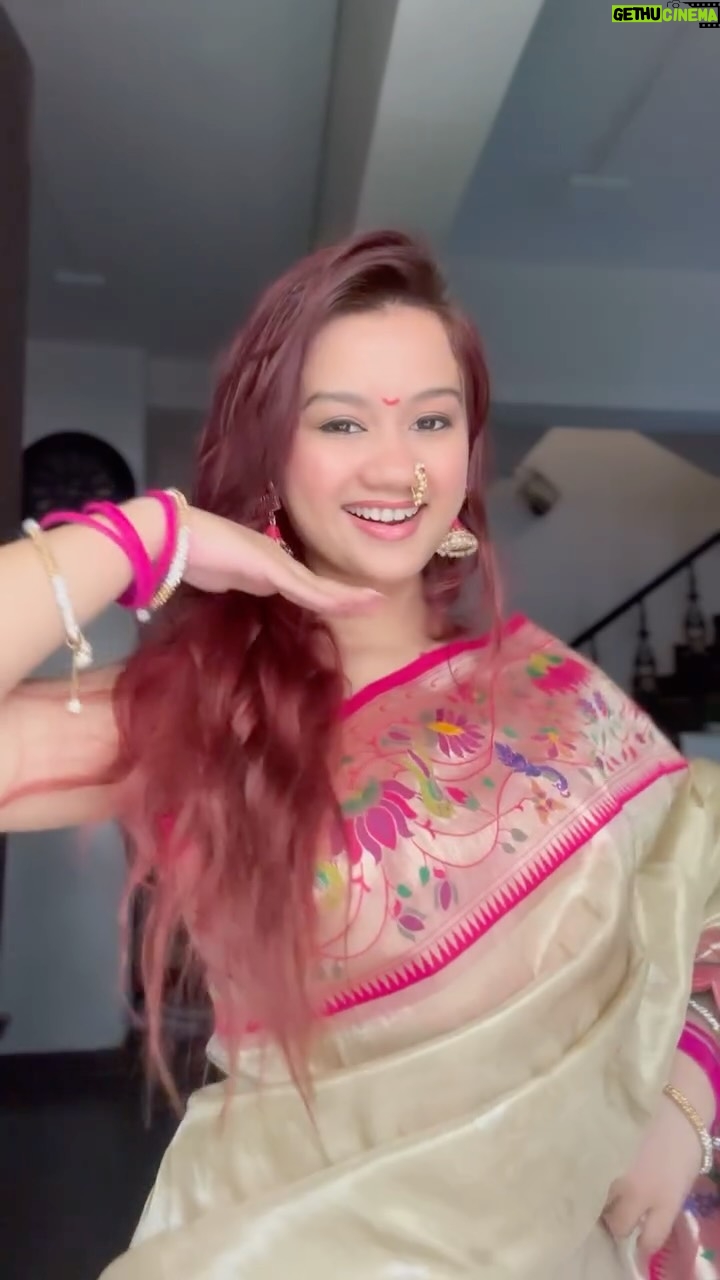 Unnati Parab - 843 Likes - Saami in Maharashtrian style 😜