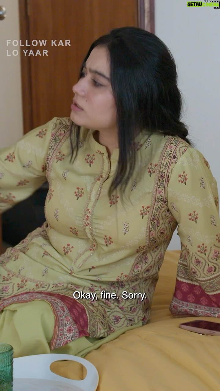 Urusa Javed - 9.2K Likes - Ummm…I did apologise!!! Baat khatam!!
#followkarloyaar