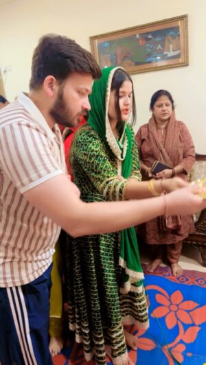 Urvi Kar Chaudhary Instagram - I hope you stay with me ❣️
(Love , Ganesh Pooja , gannu bhaiy , visarjan reels , ganesh welcome , yamuna visarjan , faridabad , ganpati deva , maurya re , deva shree ganesha )