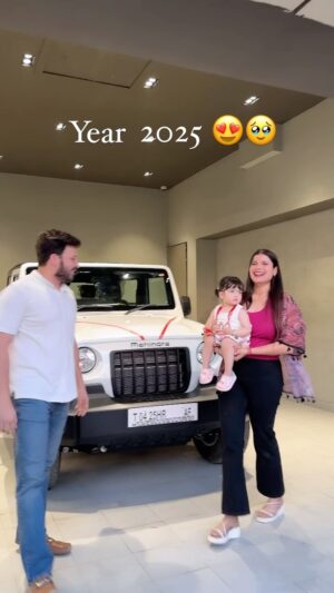Urvi Kar Chaudhary Instagram - Adding New wheels, same crew ❤️
#CarGoals #SquadUpgrade #NewWhip #CarClan #AutoFam #DriveWithPride #TeamVibes #CarCulture #WheelsOfTheWeek #thar #tharloverzz❤️ #tharlovers❤️ #whitethar