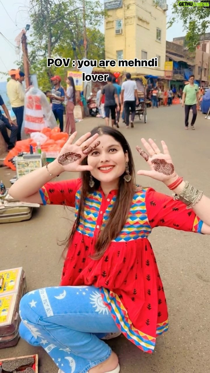 Urvi Kar Chaudhary - 494 Likes - Mehndi lover ♥️ 

(Mehndi lover , stamp and block mehndi , eli eli song , main bhi aage kar du apni hatheli , love captions , urvikki , urvi kar )