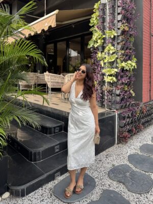 Vaishali Attri Instagram - 🤍💫

Dress- @savana 
Flats- @westsidestores 
Bag- @coach 
Sunglasses- @prada 

Location- @myfresh_cafe (Sector-9, Panchkula)