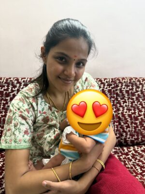 Vaishali Thaniga Instagram - Happy Birthday to Meee ❤️🎂 This year Bday is More Special to me as I celebrate this year bday as New Mommy with my little champ ❤️ @baby_sdv ❤️ Most Precious Gift I have got this year 🎁 Thanks @sathya.dev 😘 And thanks a lot for all the lovely wishes 😍☺️

#happybirthday #post #newmom #birthday #instapost