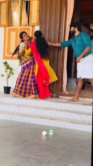 Vaishnavi Arulmozhi Instagram - Veera on FIRE🔥

#veera #zeetamil