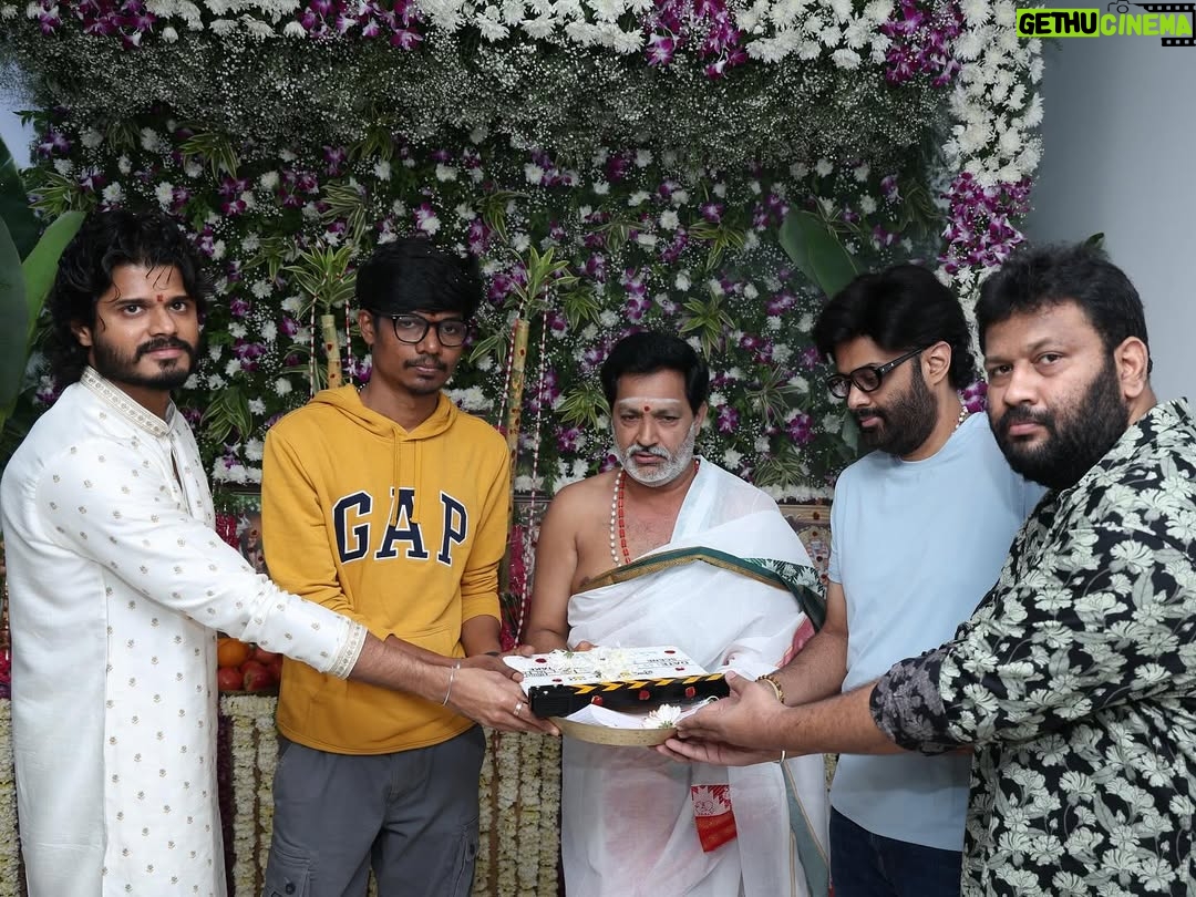 Vaishnavi Chaitanya - 460.5K Likes - And it begins for the MOST RELATABLE LOVE STORY 😍

#SitharaEntertainments Production No. 32 takes off with a pooja ceremony full of love ❤️
&
Regular shoot commences this June 🫶🏻

Clap by @rashmika_mandanna 
Camera Switch On by @actorsivaji_
Script handover by @venky_atluri & @kalyanshankar9

@ananddeverakonda @adityahaasan @nagavamsi19 @vaishnavi_chaitanya_ @heshamabdulwahab @navinnooli #SaiSoujanya @az_dop @phanikvarma @upputurivenkat @Mrvasireddy @sitharaentertainments @fortune4cinemas #SrikaraStudios