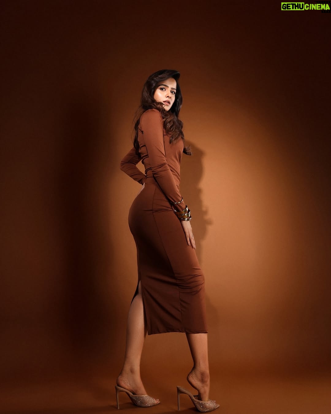 Vaishnavi Chaitanya - 463.7K Likes - A small step into something new… but still me at heart.✨🤎
.
.
.
Styling @spacefashionconsultancy 
Shot by @pranav.foto 
Hair by @hairbyvenky 
Asst by @_being_mini_ 
Outreach @kudipudivijaykumar97