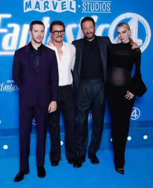 Vanessa Kirby Instagram - Thank you for welcoming us Sydney we loved you too!! 🩵🤍

@pascalispunk 
@josephquinn 
@ebonmossbachrach 
@fantasticfour 
@marvelstudios