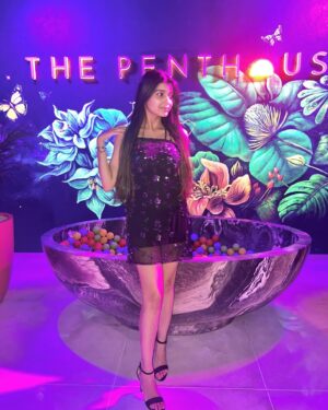 Vanshika Agarwal Instagram - Just a casual night at @thepenthousedubai 🥂 

#vanshika #vanshikaagarwal #dxb #travel #dubai #nightlife #party