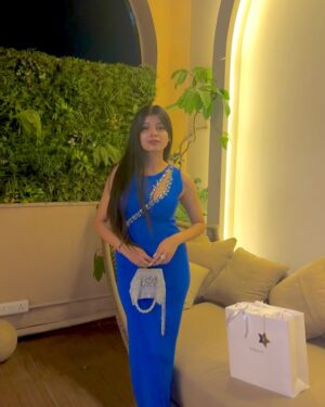 Vanshika Agarwal Instagram - The one where I turn another year older 💙🦋 

#birthday #newme #blue #birthdayfit