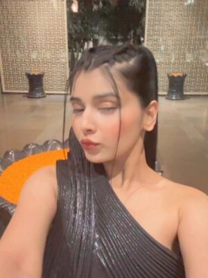 Vanshika Agarwal Instagram - I was saving this outfit for a special occasion and my birthday couldn’t be more apt.  birthday fit , courtesy @gauravguptaofficial ✨❤️

#BirthdayOutfit #OOTD #BirthdayLook #Fashionista #BirthdayVibes.