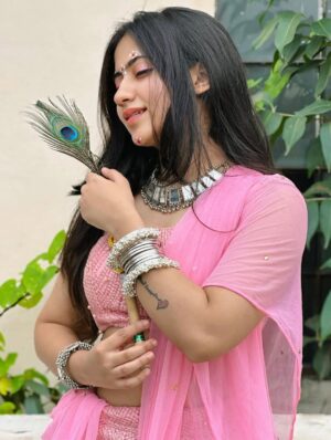 Vanshika Kanda Instagram - Happy janamashtmi 🦚🪈 #janmashtami #krishna #krishnajanmashtami #lordkrishna #radhakrishna #vrindavan #janmashtamispecial #radheradhe #kanha #happyjanmashtami #radhekrishna #jaishreekrishna #harekrishna #iskcon #krishnalove #india #radha #laddugopal #shrikrishna #mathura #love #trending #gopal #radharani #hindu #festival #dahihandi #hanuman #spiritual #instagram