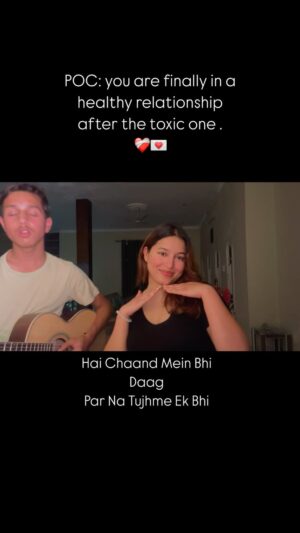 Vasundhara Thakur Instagram - ❤️‍🩹send it to someone who gives you peace 🏔️❤️
.
Also wait for @shaurya.sings to start . 
.
.
.
.
#explorepage #explore #trending #vasundharaaa #music #bollywood #terehawale #explorepage✨ #fyp #singers #singing #musiccover #cover #youtube #instagram #viral #reelkarofeelkaro #reelit #art #sadquotes #love #lovequotes