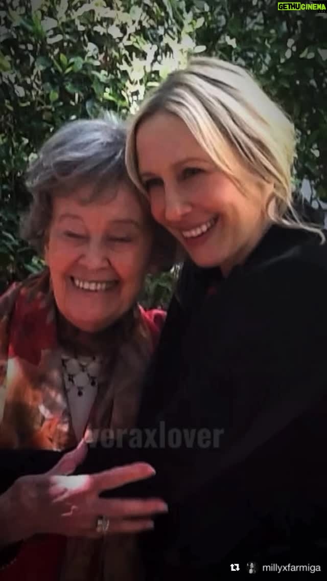 Vera Farmiga - 171.9K Likes - The gal who showed me how to see beyond what’s visible. 👀👁️👁️🤍🤍 Repost: @millyxfarmiga