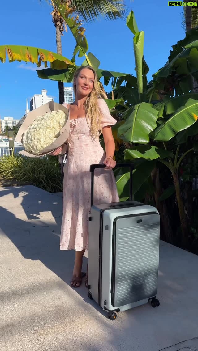 Victoria Jancke - 11.4K Likes - ✨ Just landed back from another whirlwind of travels…

And the first thing waiting for me? A bouquet of white roses and my @Level8_official Adventurer luggage — my favorites. 🤍

There’s something about coming home, suitcase in hand, feeling the Miami sun and palm trees around me. A reminder that travel is more than movement, it’s a lifestyle.

And speaking of lifestyle, my Level8 Adventurer Luggage has officially become my go-to travel essential. Here’s why:

1️⃣ Top-opening design — no need to lay it flat like other suitcases. Just lift, grab, and go — sleek, simple, and elegant.
2️⃣ Expandable zipper — because we always come home with more than we left with 🌹
3️⃣ Super smooth-glide wheels — effortless motion, no noise, no drag, just pure travel bliss.

You should be getting ready! Level8’s Black Friday Sale starts November 1st! Enjoy 20% OFF and elevate your next adventure in style.

#Level8#Level8luggage #Adventurer #Checkinluggage #BestLuggage #Travelstyle #ElevateEveryJourney #ad
