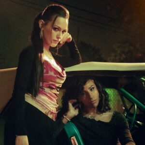 Victoria Pedretti Instagram - PONYBOI will finally be released into the world June 25th. A wonderful time was had making this film and premiering at Sundance. My character’s name is Angel. We filmed in October and November 2022. It takes place in 2003 and I lived that time w teeny tiny eyebrows and extremely long nails. Shot it all in New Jersey. Closest to home I’ve ever made a film. Find all screenings or plan to host your own at ponyboithefilm.com
Thank you @rivergallo and @esteban_arango 🙏🏻
