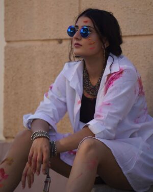 Vidushi Malpani Instagram - Lost in a swirl of colors, laughter, and endless memories. ✨🌸 #HoliHues #FestivalOfColors