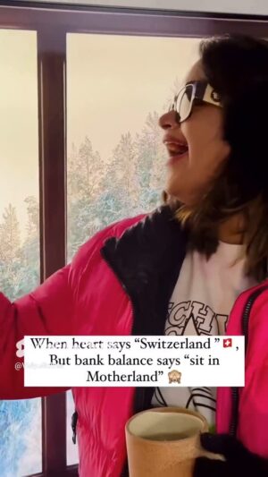 Vidyulekha Raman Instagram - Heart says Swiss, Bank account says miss📈😅🔥🇮🇳
#wanderlust #FunnyReels #vacation #instatravel #DesiTraveller #TravelGram #dankmemes