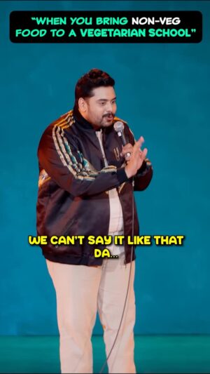 Vikkals Vikram Instagram - When you bring non veg food to a vegetarian school... #vikkalsofvikram #standupcomedytamil
.
Upcoming standup shows: 
July 5th - London 
July 6th - Dublin 
🇺🇸USA Round 2 
Aug 16th - Ashburn VA
Aug 17th - Lawrence NJ
Aug 23rd - Nashville TN
Aug 24th - Atlanta GA
Ticket link in bio! 🎟️