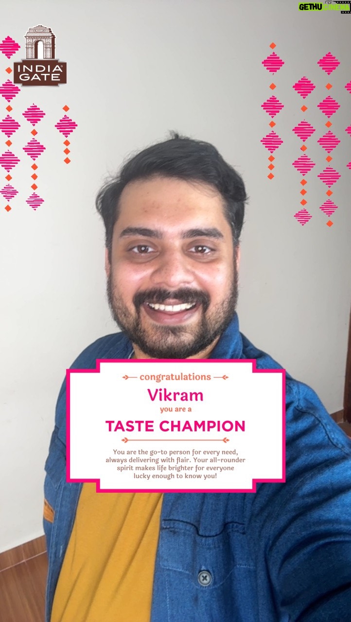 Vikkals Vikram - 7.6K Likes - Semma star oda semmayana entry!

@indiagatefoods
#IndiaGate #NammaStar #IndiaGateBasmatiRice #CookingStar #NewAvatar