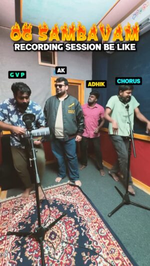 Vikkals Vikram Instagram - Og sambavam recording reel ………