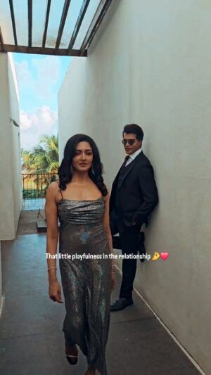 Vimala Raman Instagram - These two ❤️🤌 loved styling n working with them ❤️

#bts #actressvimalaraman #actorvinay