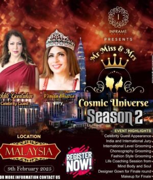 Vinita Bhatia Instagram - Highly elated to be invited as jury for this magnificent event …Thank you @cosmic_universe2023 & @sunita.bhagat.98096 for inviting me as jury to this amazing event Miss / Mrs /Mr Cosmic Universe happening on 16/17 th February in Malaysia..
Aditi Govitrikar is going to be celebrity guest with lot of international groomers and jurys..
What are you waiting for..Register to participate
DM for enquiry
#actir#model#mrsindia #international #universe #beauty #paegent#blessed #happy #malaysia #india #international #fashion