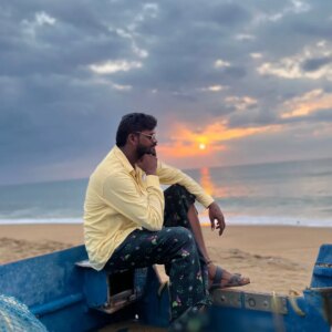 Vinoth Gana Instagram - Photo of the morning after completing the film shoot location kovalam beach ♥️