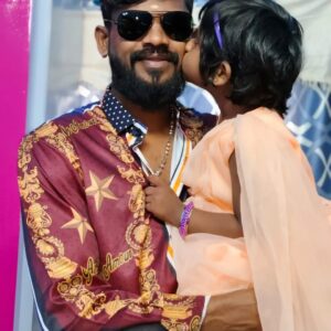 Vinoth Gana Instagram - என் தங்கமே ♥️👑🎉🥰🎊😘