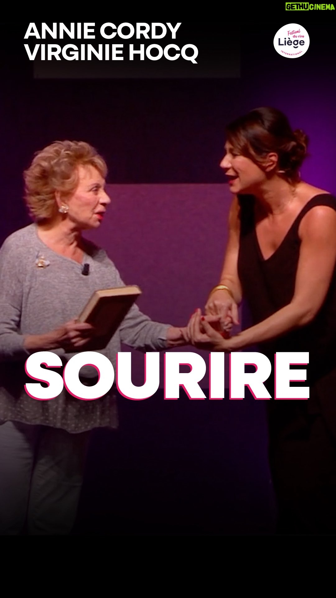 Virginie Hocq - 11.7K Likes - Annie Cordy et @hocqvirginie sont à la recherche d’un prénom qui donne le sourire…Une quête plus compliquée que prévu 😅