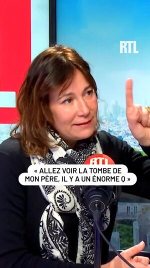 Virginie Hocq Instagram - "Allez voir la tombe de mon père, il y a un énorme Q"
@hocqvirginie était l’invitée d’Eric Dussart et Jade dans "On Refait La Télé" sur #RTL 📻 Intégralité de l’émission sur rtl.fr et l’application #RTL
•
•
#radio #onair #live #replay #virginiehocq #television #cinema #humour #famille